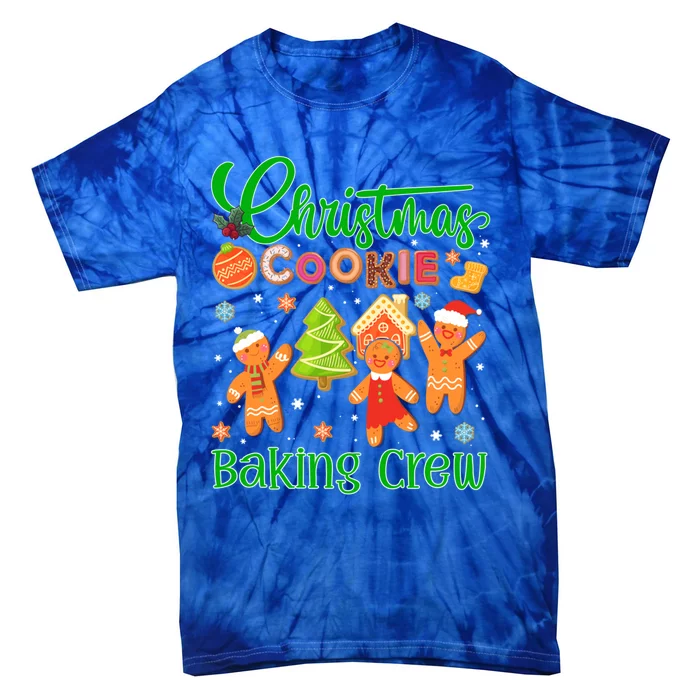 Christmas Quote Christmas Cookie Baking Crew Gift Tie-Dye T-Shirt