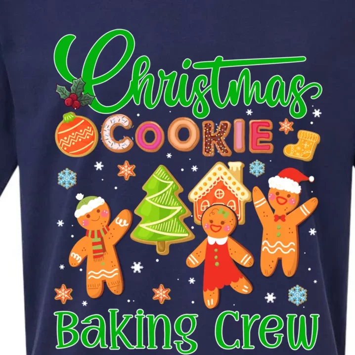 Christmas Quote Christmas Cookie Baking Crew Gift Sueded Cloud Jersey T-Shirt