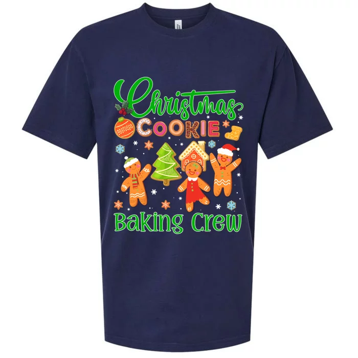 Christmas Quote Christmas Cookie Baking Crew Gift Sueded Cloud Jersey T-Shirt