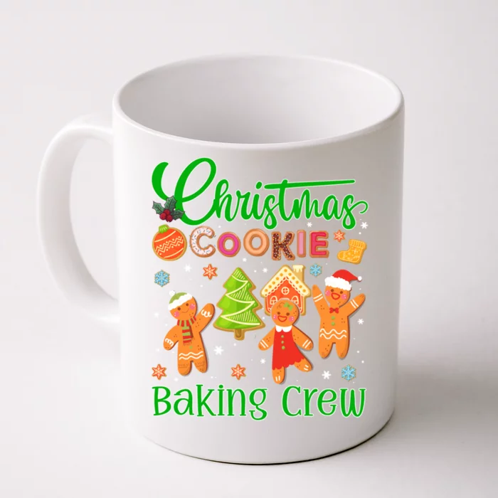 Christmas Quote Christmas Cookie Baking Crew Gift Front & Back Coffee Mug