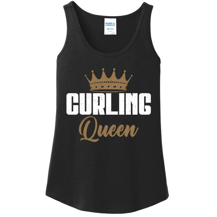 Curling Queen Curling Gift Ladies Essential Tank