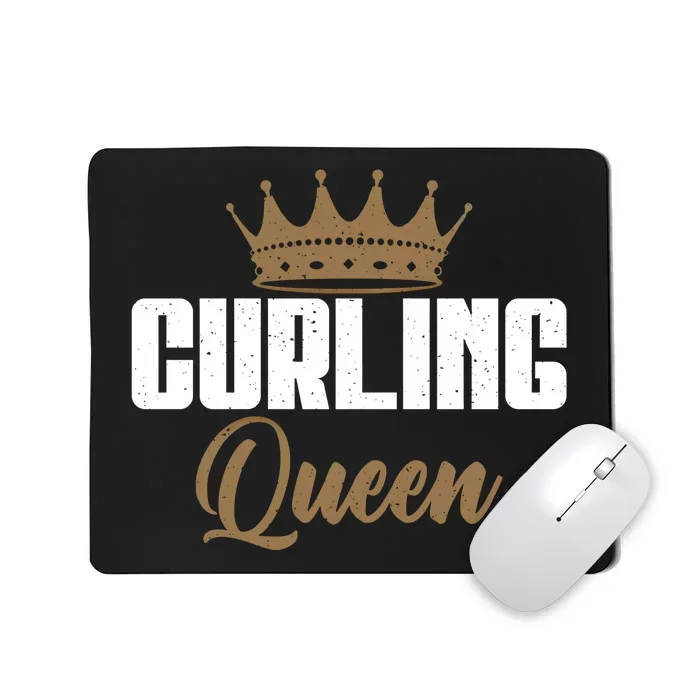 Curling Queen Curling Gift Mousepad