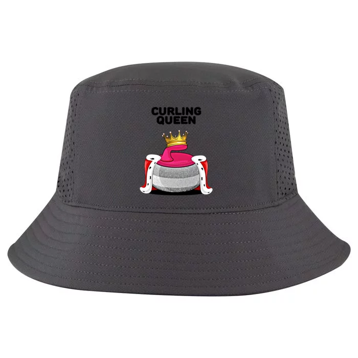 Curling Queen Curling Team Player Curling Great Gift Cool Comfort Performance Bucket Hat