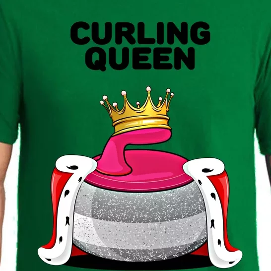 Curling Queen Curling Team Player Curling Great Gift Pajama Set