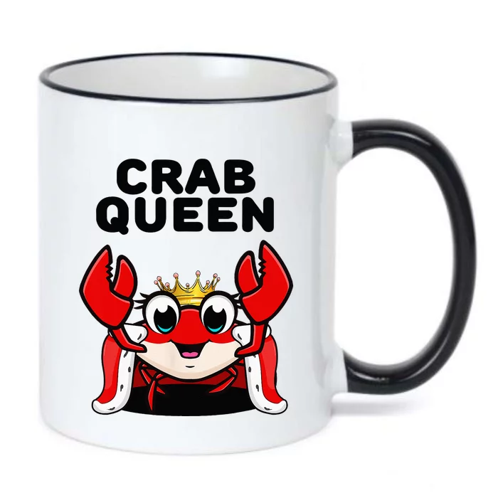 Crab Queen Crab Crab Black Color Changing Mug