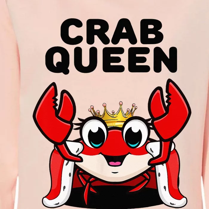 Crab Queen Crab Crab Womens California Wash Sweatshirt