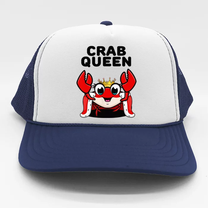 Crab Queen Crab Crab Trucker Hat