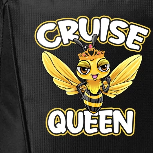 Cruise Queen Cruise Ship Cute Bee Design Beach Vacation Gift City Backpack