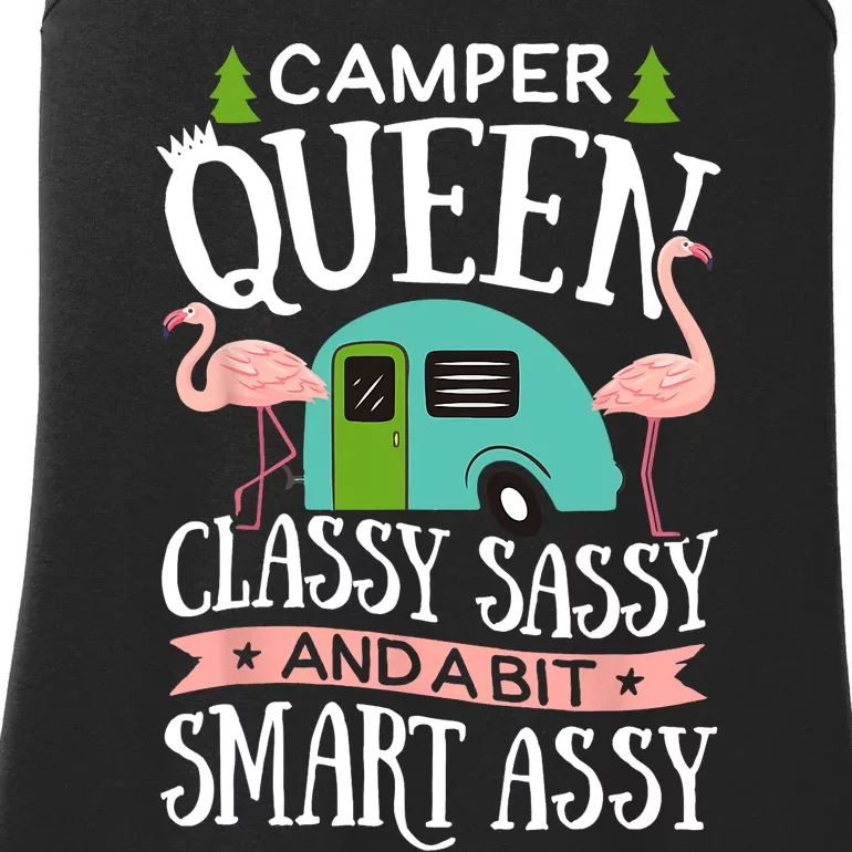 Camper Queen Classy Sassy Smart Funny Women Girls Camping RV Ladies Essential Tank