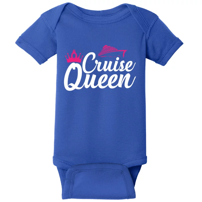 Cruise Queen Cruising Lover Vacation Jt Gift Baby Bodysuit