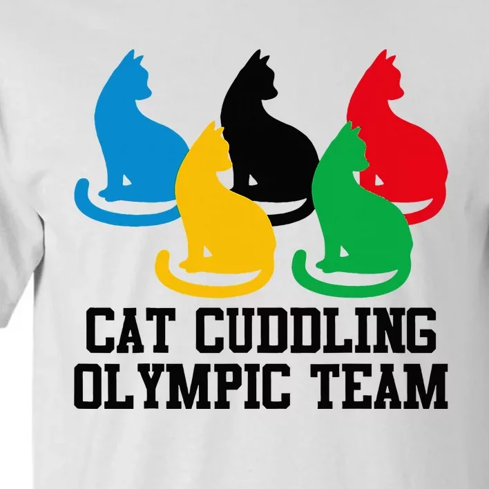 Cat Quote Cat Cuddling Team Cool Tall T-Shirt