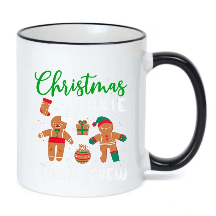 Christmas Quote Christmas Cookie Baking Crew Black Color Changing Mug