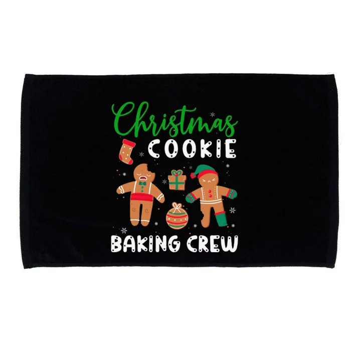 Christmas Quote Christmas Cookie Baking Crew Microfiber Hand Towel