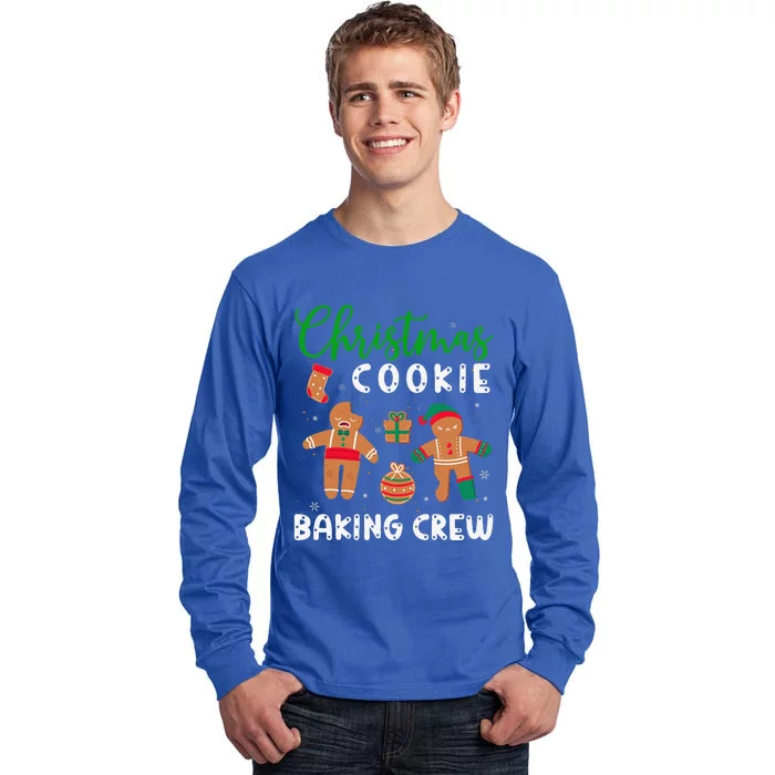 Christmas Quote Christmas Cookie Baking Crew Tall Long Sleeve T-Shirt