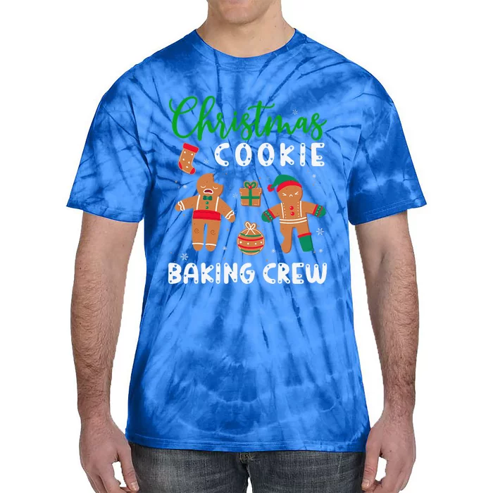 Christmas Quote Christmas Cookie Baking Crew Tie-Dye T-Shirt