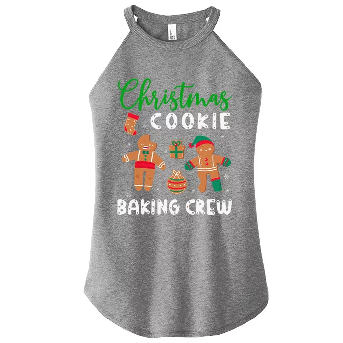 Christmas Quote Christmas Cookie Baking Crew Women’s Perfect Tri Rocker Tank