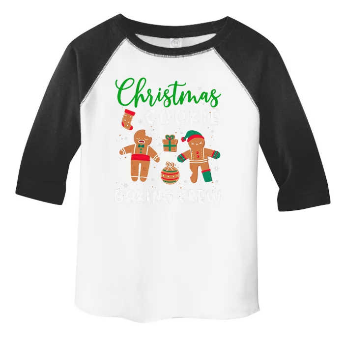 Christmas Quote Christmas Cookie Baking Crew Toddler Fine Jersey T-Shirt