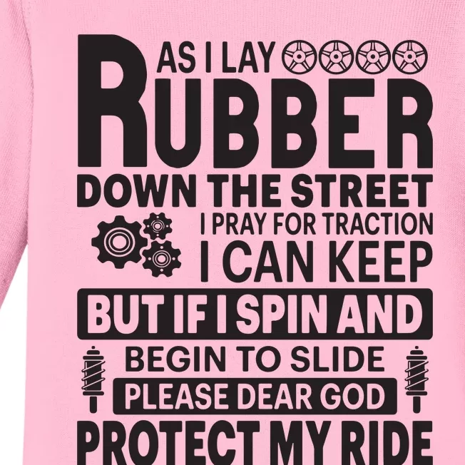 Car Quotes Baby Long Sleeve Bodysuit