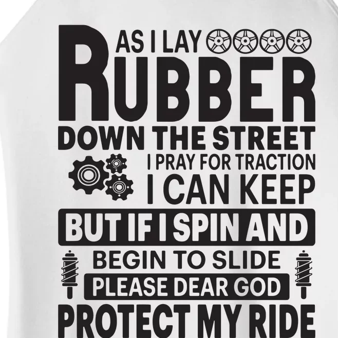 Car Quotes Women’s Perfect Tri Rocker Tank