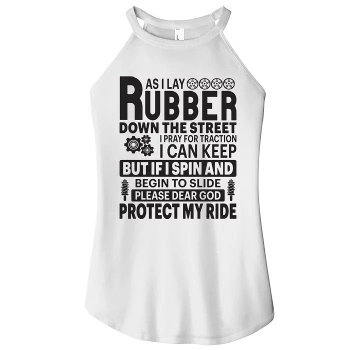 Car Quotes Women’s Perfect Tri Rocker Tank