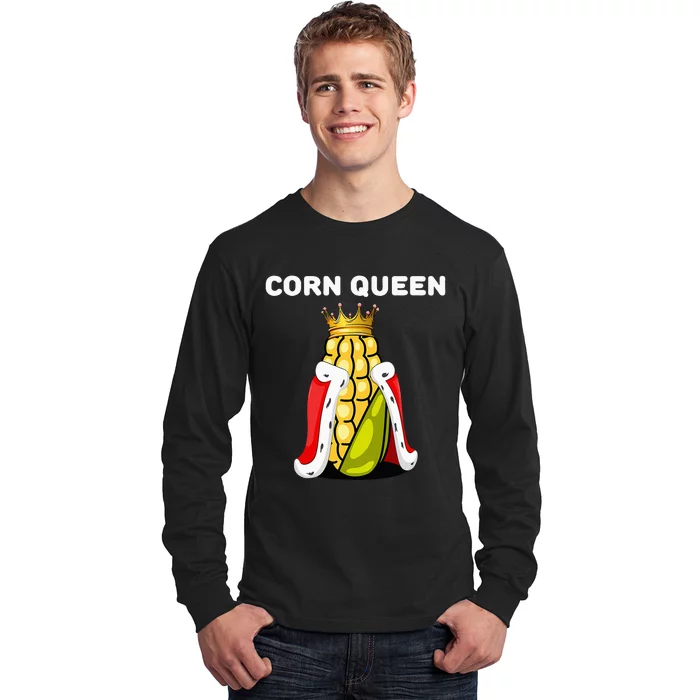 Corn Queen Corn Lover Long Sleeve Shirt