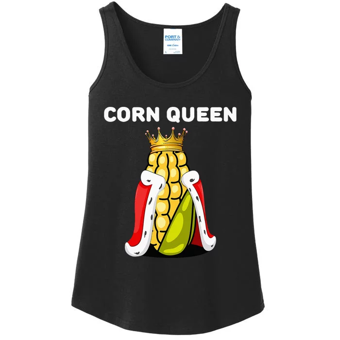 Corn Queen Corn Lover Ladies Essential Tank