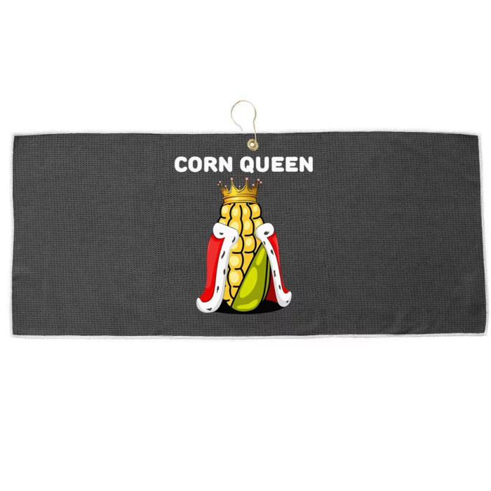 Corn Queen Corn Lover Large Microfiber Waffle Golf Towel