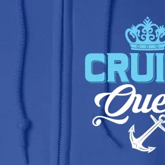 Cruise Queen Cruiser Vacation Crusing Gift Full Zip Hoodie