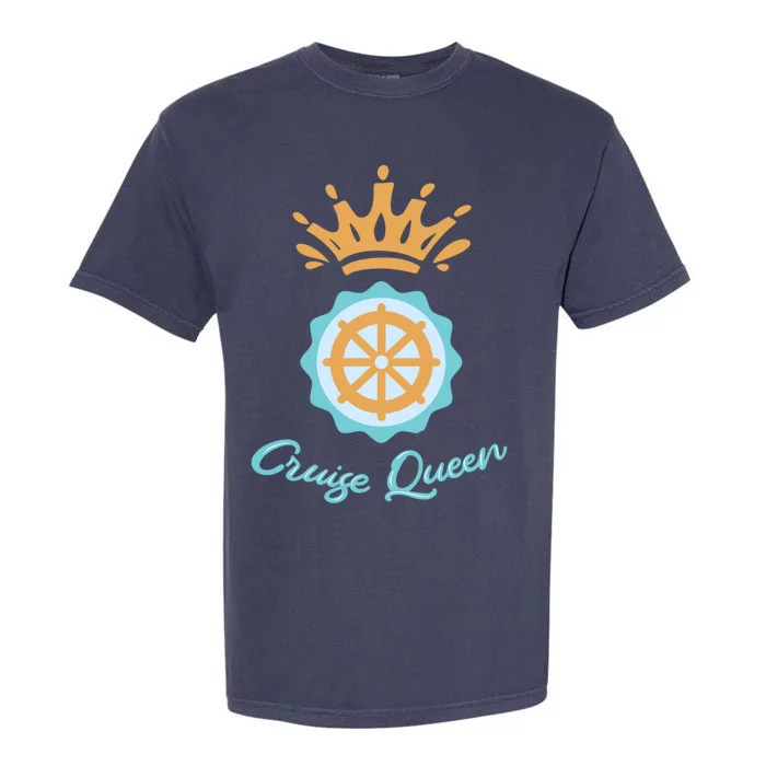 Cruise Queen Cruising Cruise Ship Cool Gift Garment-Dyed Heavyweight T-Shirt