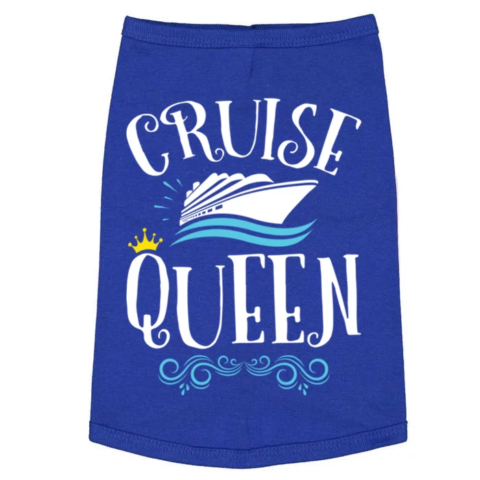 Cruise Queen Cruising Cruise Travel Gift Doggie Tank