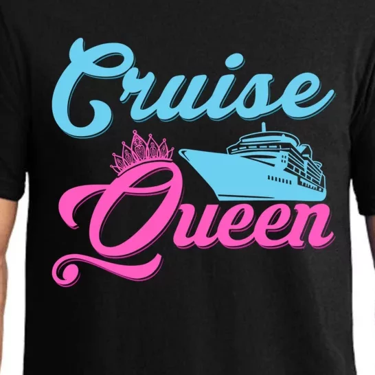 Cruise Queen Crusing Vacation Cruiser Cool Gift Pajama Set