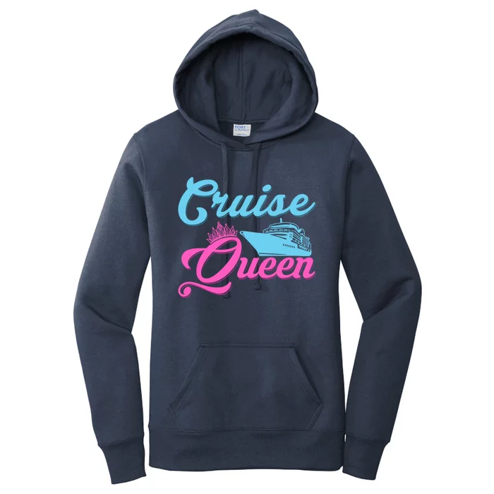 Cruise Queen Crusing Vacation Cruiser Cool Gift Women's Pullover Hoodie