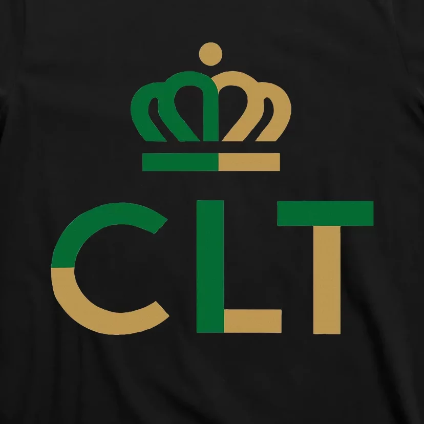 Charlotte Queen City Clt North Carolina Queen Crown T-Shirt