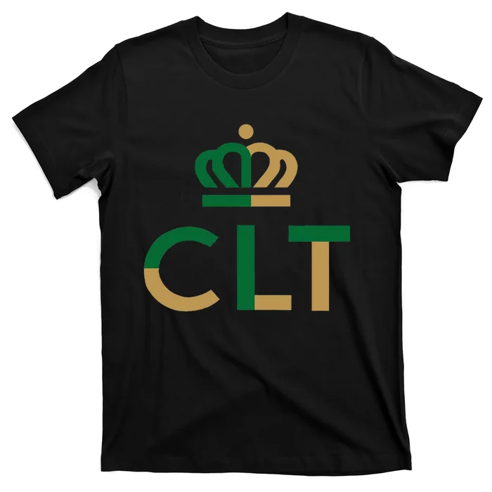 Charlotte Queen City Clt North Carolina Queen Crown T-Shirt