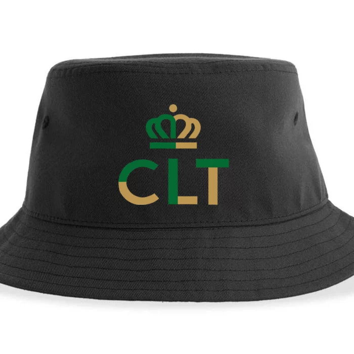 Charlotte Queen City Clt North Carolina Queen Crown Sustainable Bucket Hat