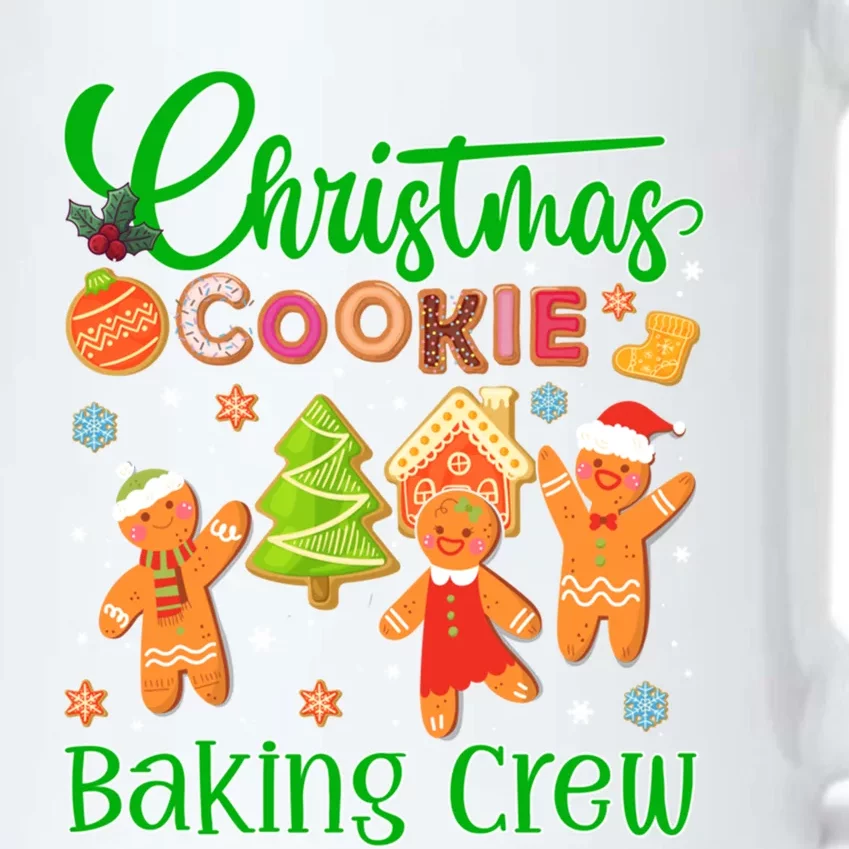 Christmas Quote Christmas Cookie Baking Crew Gift Black Color Changing Mug