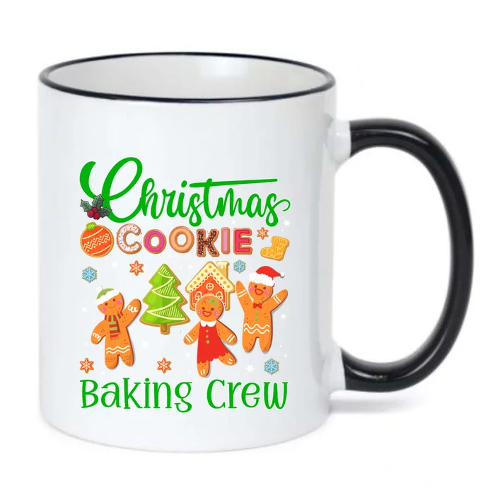 Christmas Quote Christmas Cookie Baking Crew Gift Black Color Changing Mug