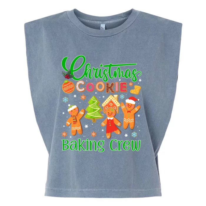 Christmas Quote Christmas Cookie Baking Crew Gift Garment-Dyed Women's Muscle Tee