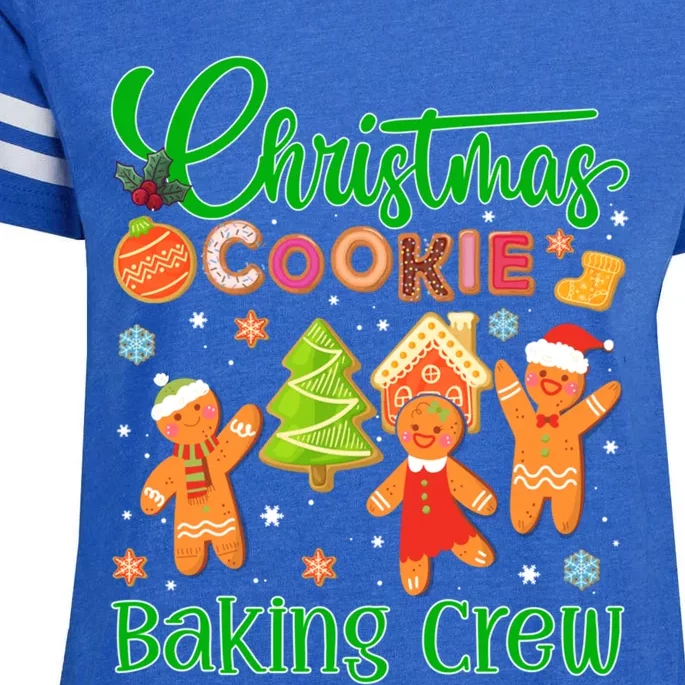 Christmas Quote Christmas Cookie Baking Crew Gift Enza Ladies Jersey Football T-Shirt