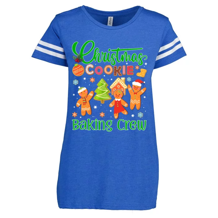 Christmas Quote Christmas Cookie Baking Crew Gift Enza Ladies Jersey Football T-Shirt