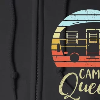 Camper Queen Classy Sassy Smart Assy Matching Couple Camping Full Zip Hoodie