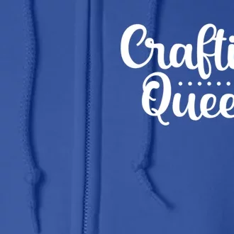 Crafting Queen Crafgift Full Zip Hoodie