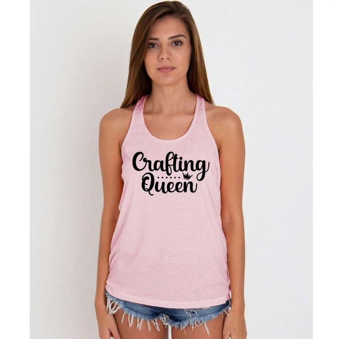 Crafting Queen Crafgift Women's Knotted Racerback Tank