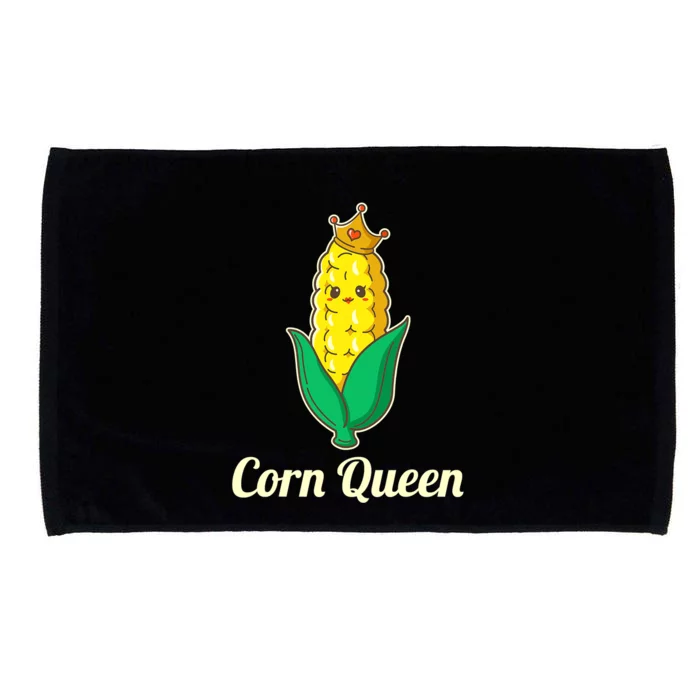 Corn Queen Cute Sweet Corn Design Microfiber Hand Towel