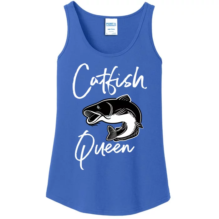 Catfish Queen Design Catfish Farmer Idea Cool Gift Ladies Essential Tank