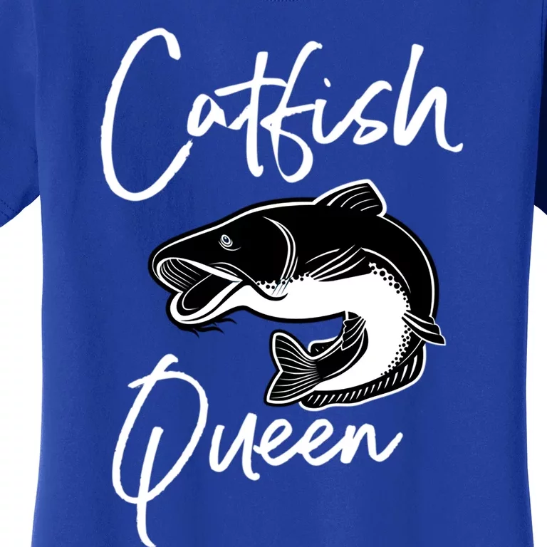 Catfish Queen Design Catfish Farmer Idea Cool Gift Women's T-Shirt