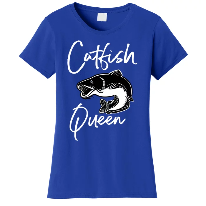 Catfish Queen Design Catfish Farmer Idea Cool Gift Women's T-Shirt