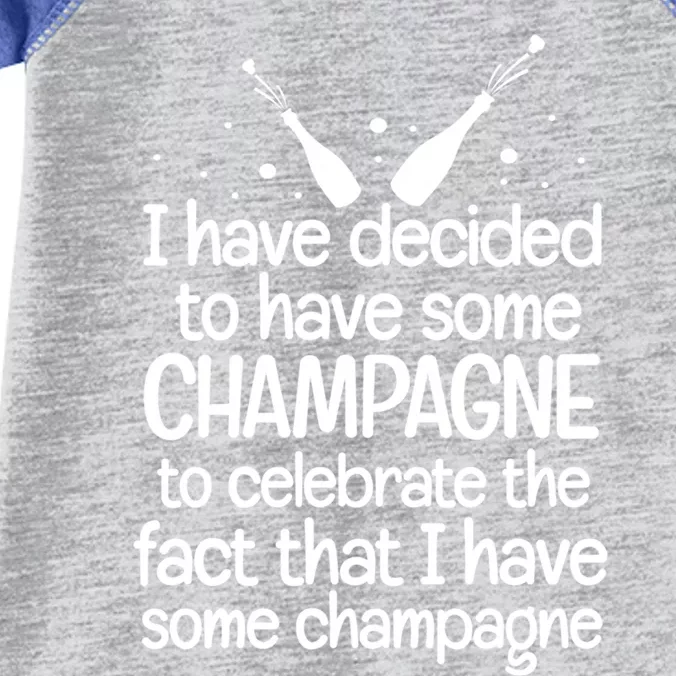 Champagne Quote Funny Wine Lover Ing Party Gift Infant Baby Jersey Bodysuit