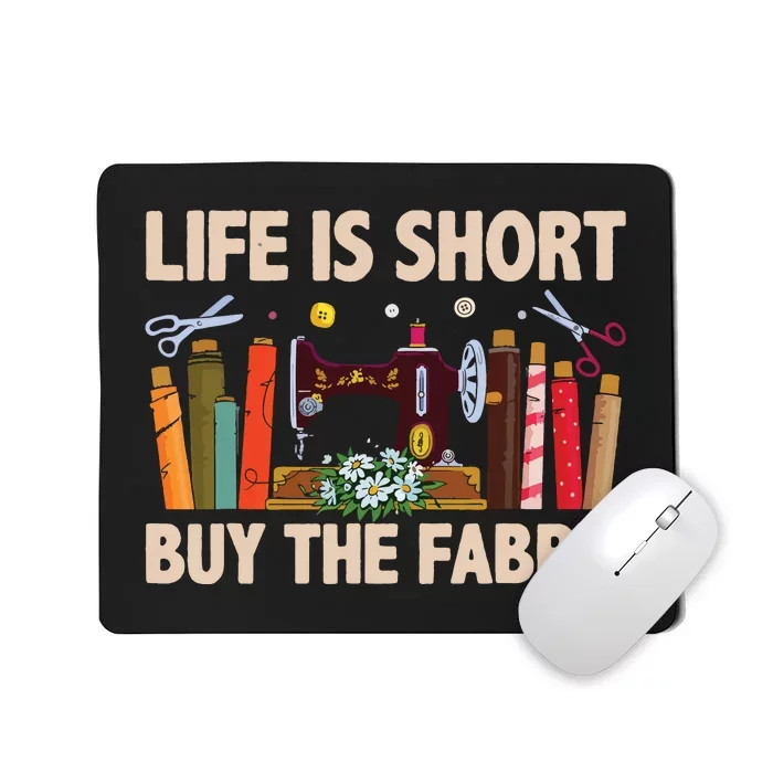 Cool Quilting For Women Grandma Sewing Quilter Sewer Fabric Mousepad