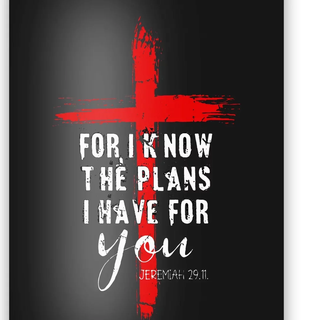 Christian Quote Faith Jeremiah 29.11 Poster